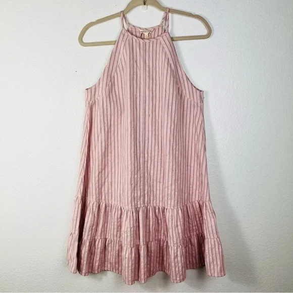 Rebecca Taylor Pink stripe tank dress size 2 - Picture 2 of 10